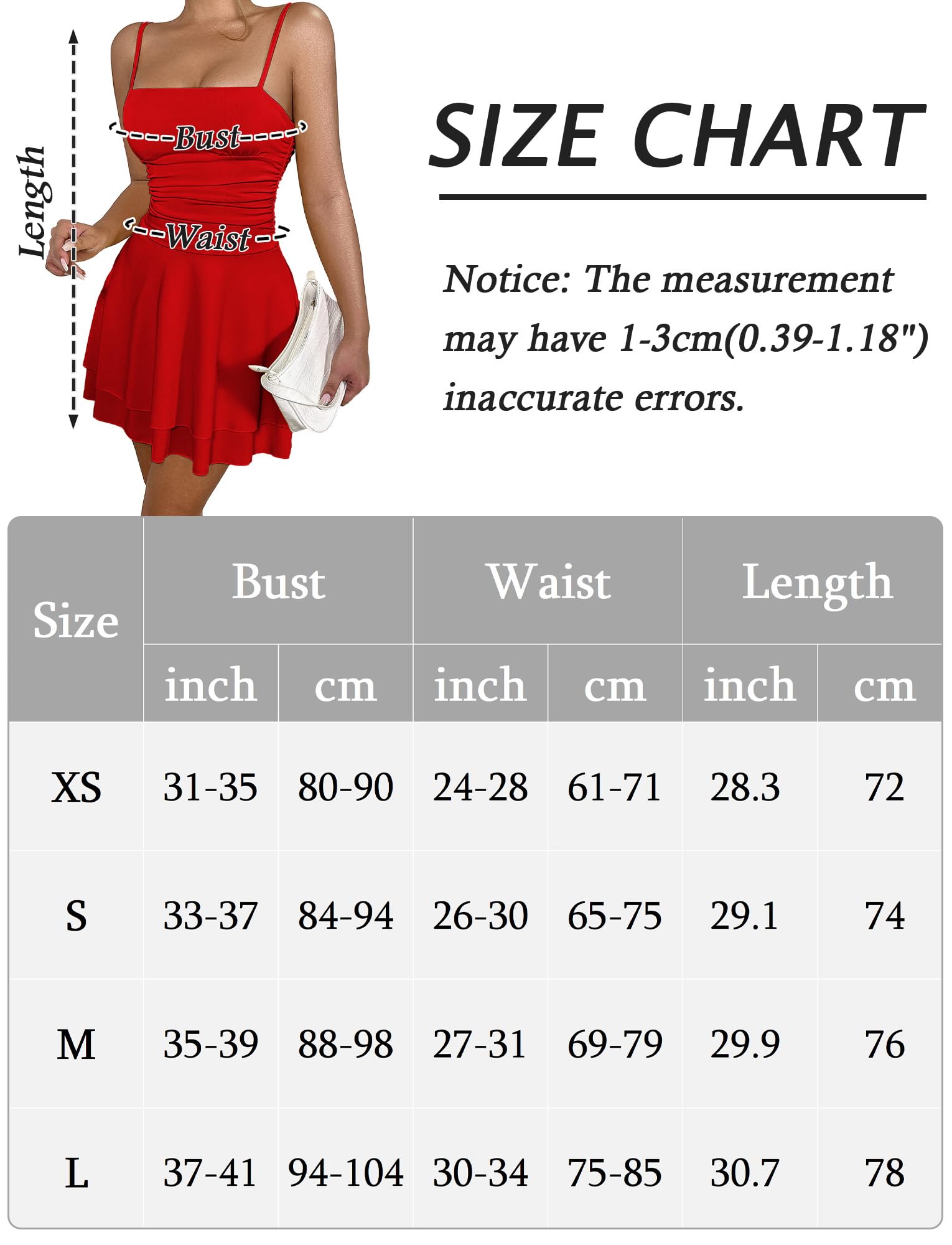Abito Aderente con Spalline Sottili da Donna, Vestito Sfumato Corto Sexy Discoteca, Vestiti Pieghe Moda Estivo Senza Schienale, Club/Festa/Cocktail, XS-L
