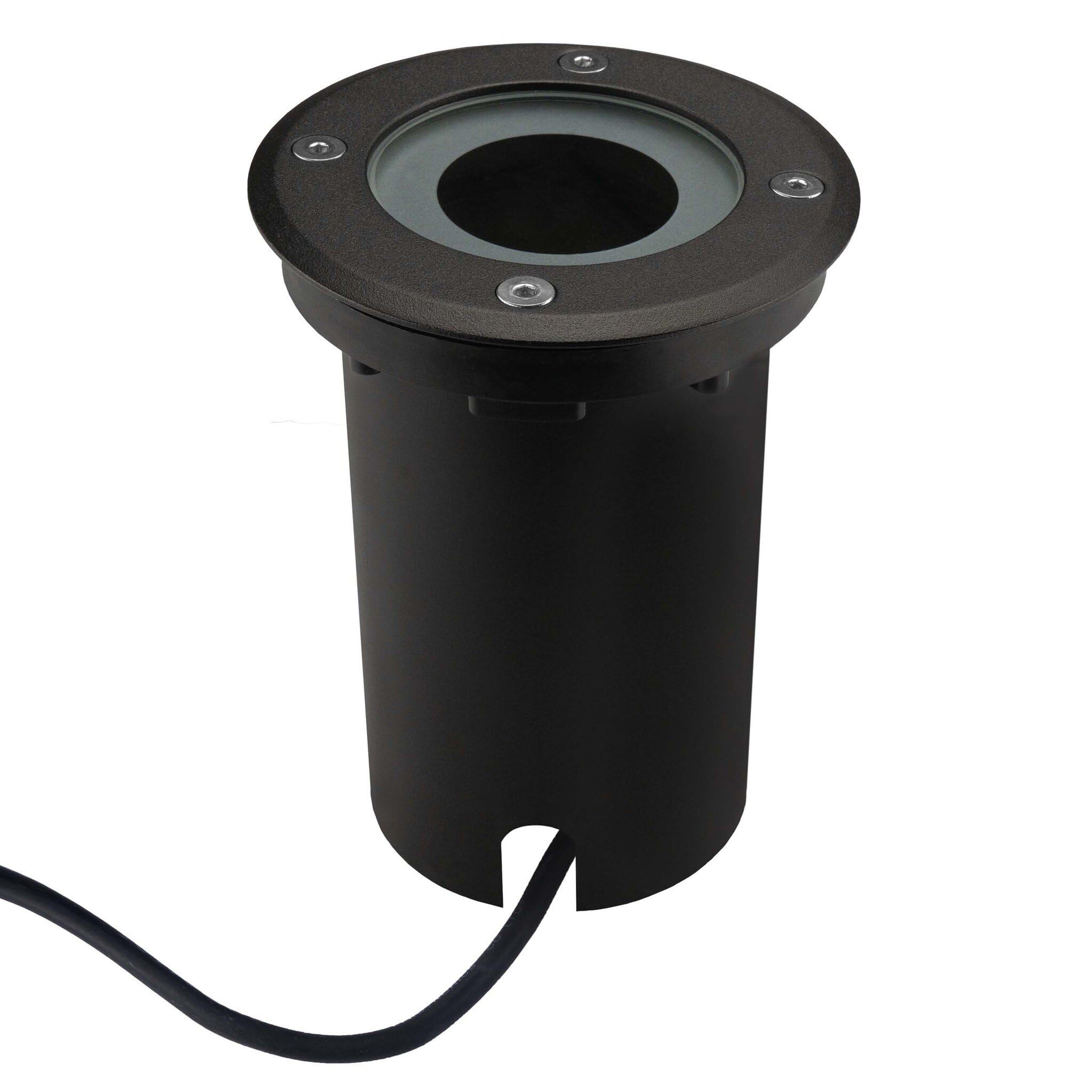 Ledvion 3 Pack LED Outdoor Ground Light IP67 3W 230V GU10 Black โ image 1