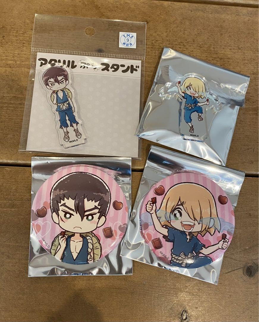 Amazon.co.jp: キャラ毎別売可ドクターストーン 金狼銀狼 グッズ