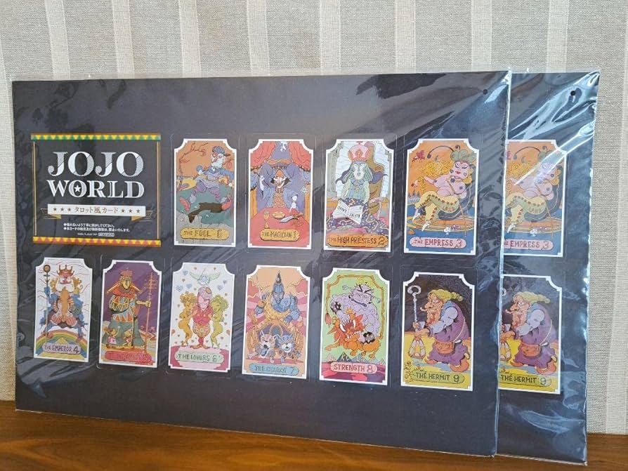 ジョジョカード二枚セット Amazon.co.jp: ジョジョワールド タロットカード 2セット : おもちゃ