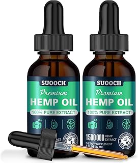 2 Pack Неmр Oil Organic Premium - Maximum Strength 100% Natural Drops НеmрExtract Tincture Supports Relaxation