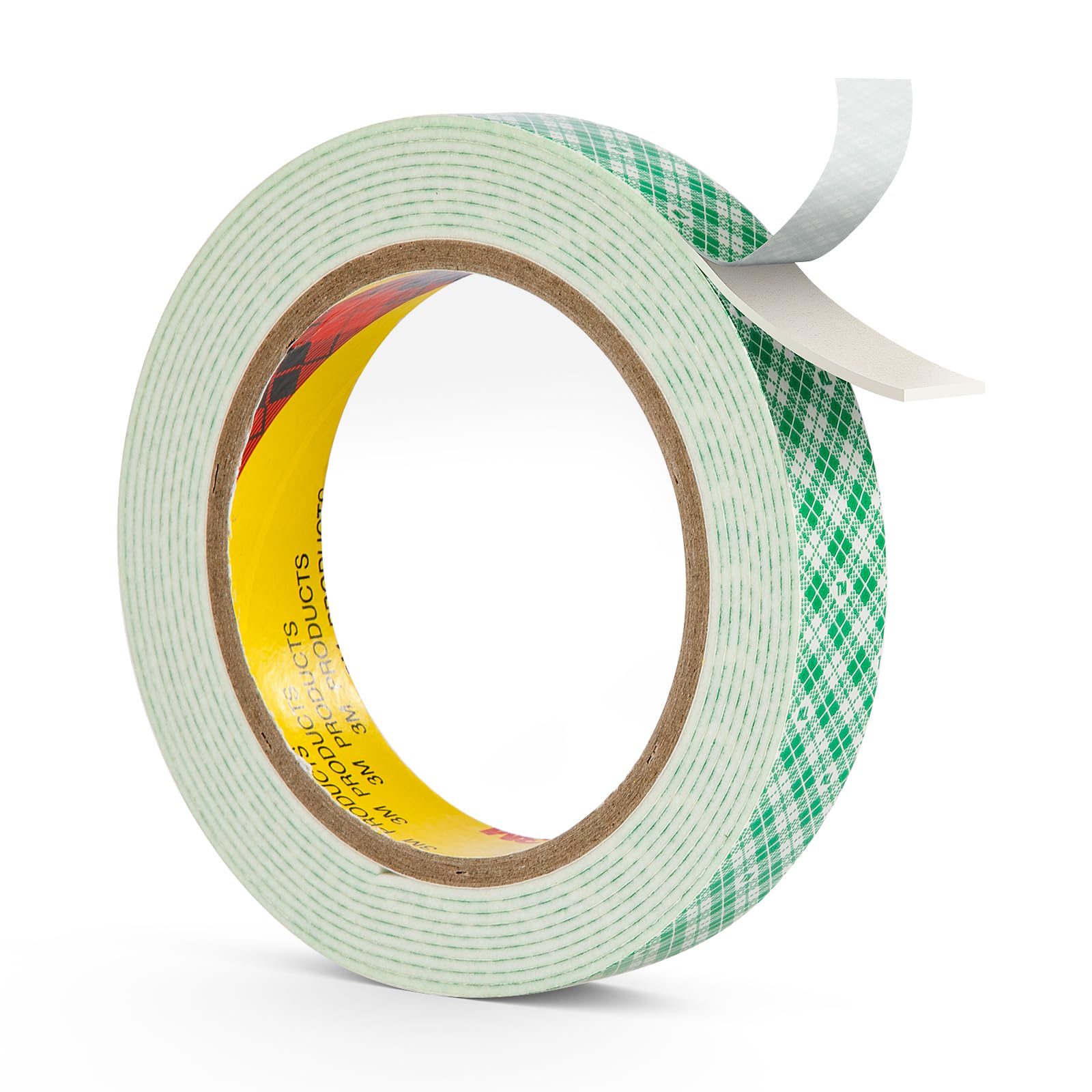 3M Double Sided Foam Tape 0.75" x 10Ft White 4026 Double Coated Urethane Adhesion Polyurethane Tape for Mounting Signs Craft DIY Projects Cards, 1 Pack