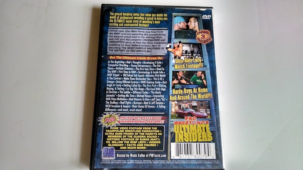Amazon.com: Pro Wrestling's Ultimate Insiders, Vol. 4: Hardy Boys