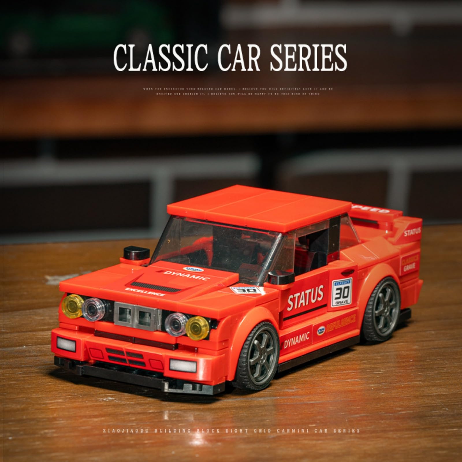 Speed Champions Sports Car Building Blocks, for E30 Supercar Building Blocks Toy, Collectible Cars Building Model - Image 2