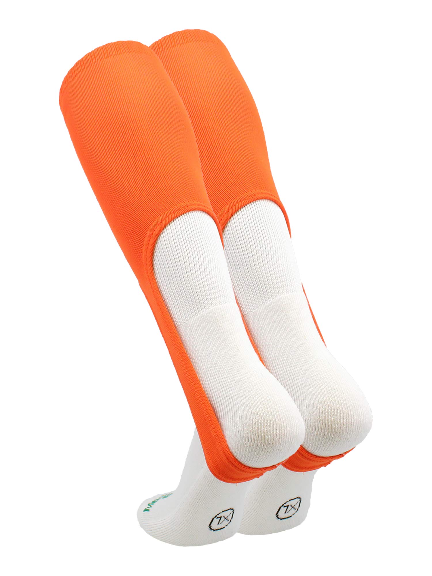 TCK 9 Inch Solid Baseball Stirrups (Orange, Large)