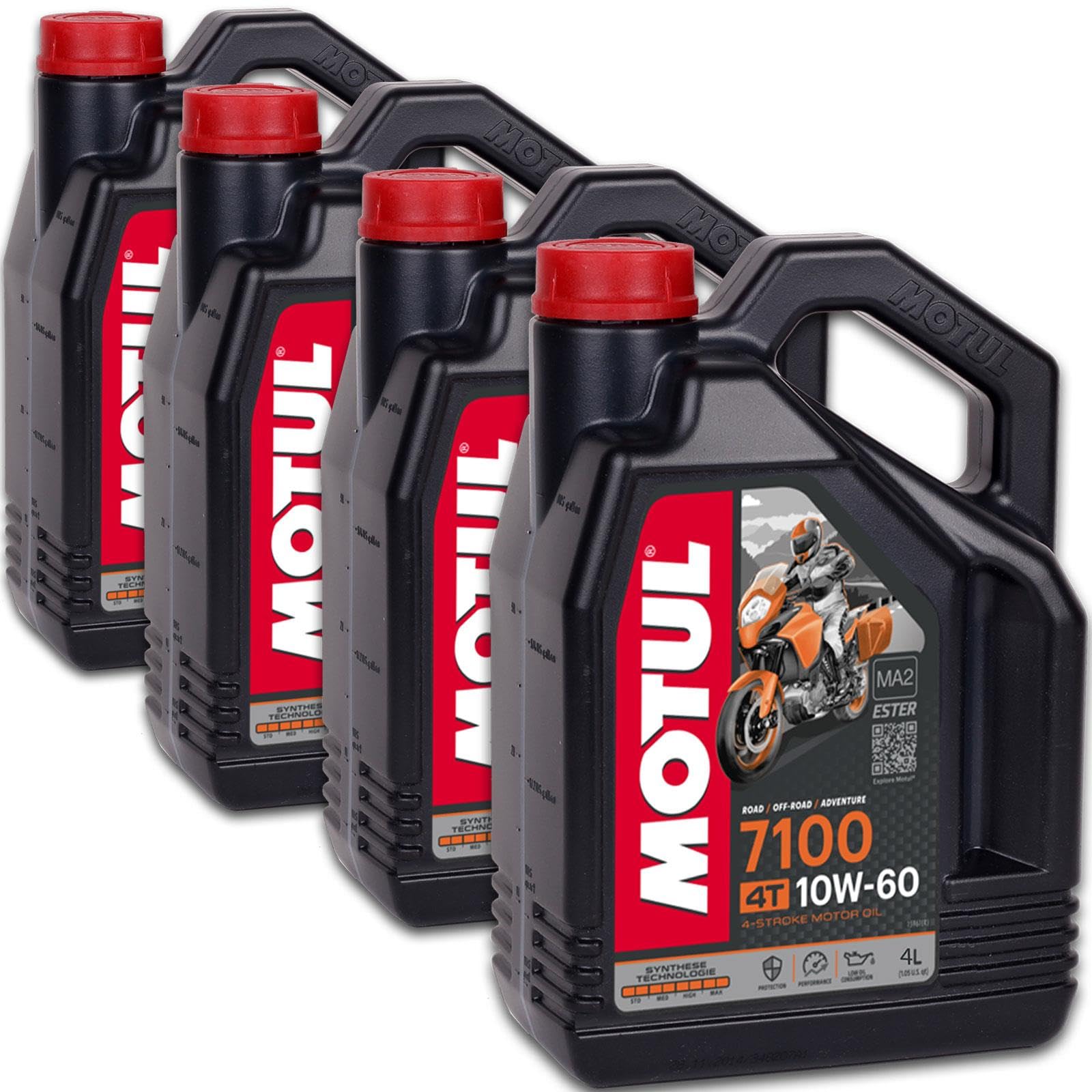 4x 109383 Motoröl (16 L) | 4x 4L 109383, (alt 104098) 4L 7100 4T 10W60,