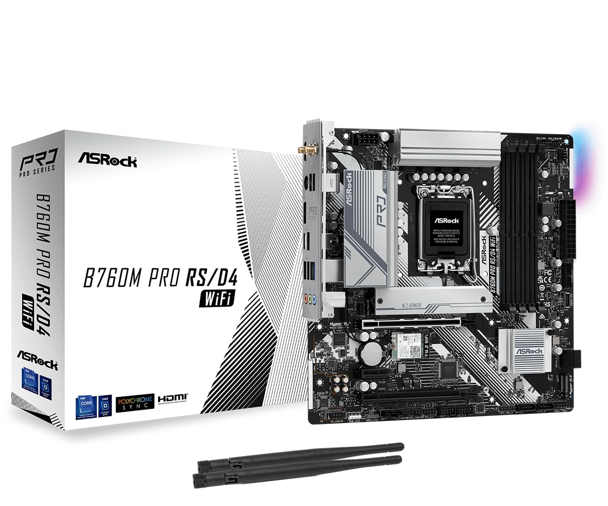 ASRock MB B760M Pro RS/D4 WiFi R : Amazon.ca: Electronics