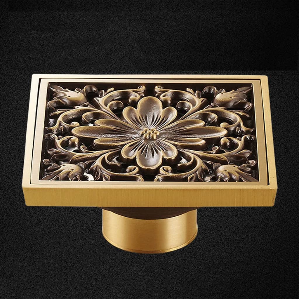 Filtre de salle de bain carré en laiton pour douche italienne moderne