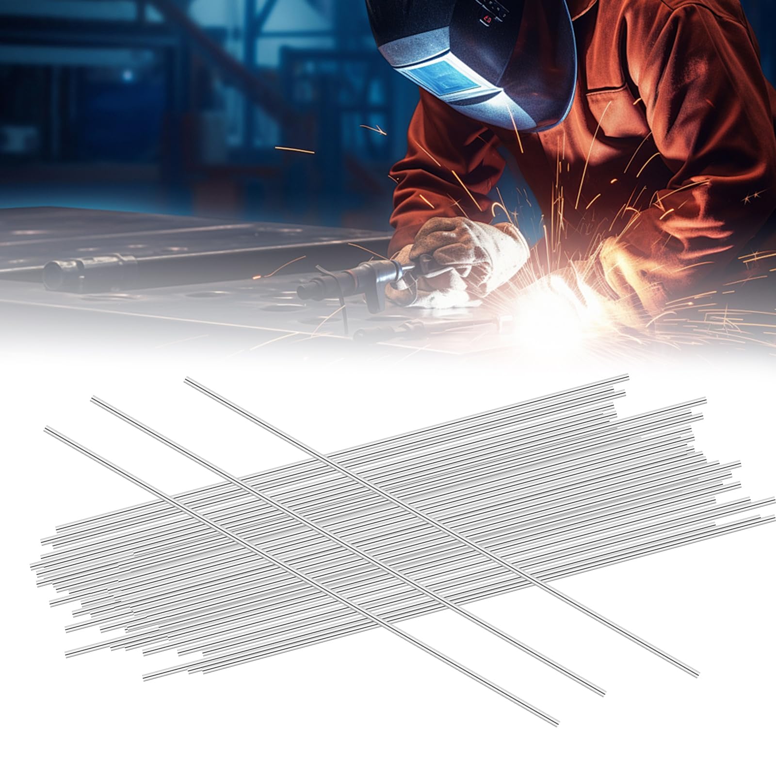Aluminum Welding Rods, Welding Rods, Solution Welding Flux-Cored Rods, Low Temperature Universal Welding Rod, Aluminum Welding Rods No Flux Required (