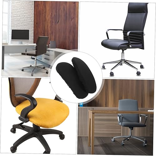 Miniatura 5 de Veemoon Funda para sillón de oficina, fundas para reposabrazos de silla de computadora, fundas de asiento, cojín de codo con memoria, funda para