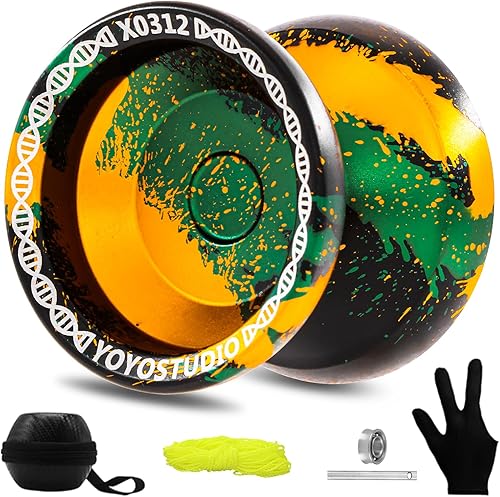 Miniatura 121 de YOYOSTUDIO X0312 Responsive Yoyo (negro) + Yoyo de plástico P1 (degradado azul púrpura)