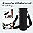 WixByti 24 oz Insulated Water Bottle with Straw (Cold for 48 Hrs), Stainless Steel Triple Wall Vacuum Sports Water Jug, Leakproof Hydro Cup Flask with Paracord Handle & Straw Spout Lids & DIY Stickers