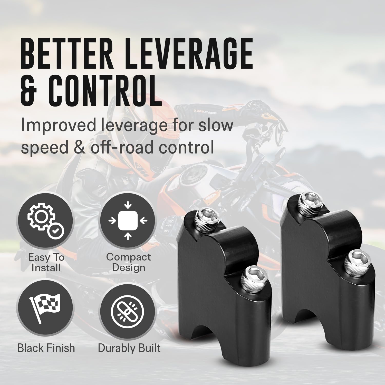 Pistol Motorcycle Risers