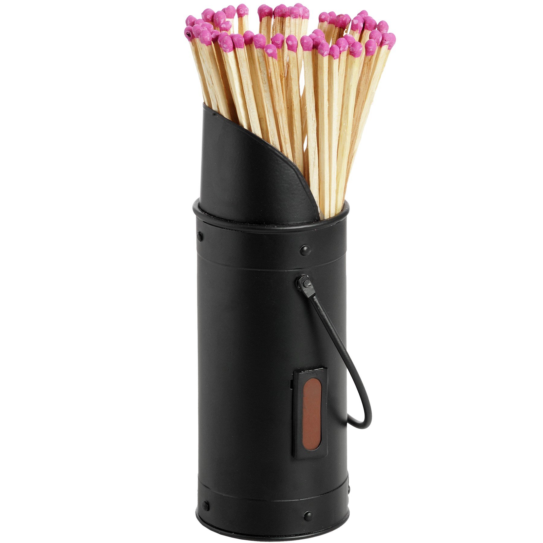 Hill Interiors Mixed Hill 1975 Black Matchstick Holder With 60 Matches