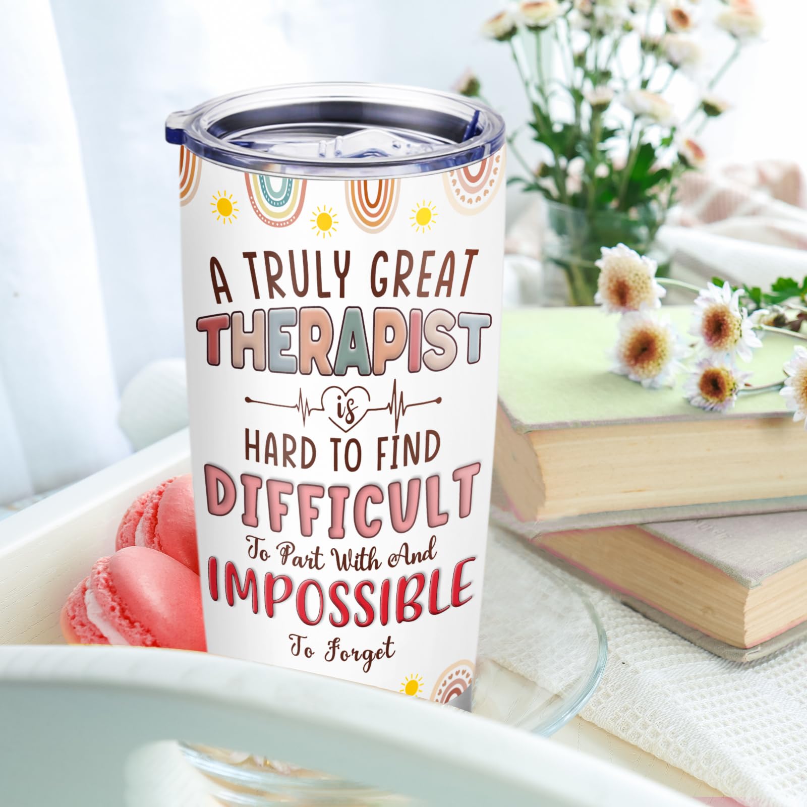 Therapist Gifts Tumbler,Respiratory Physical Speech Massage Occupational Mental Health Therapist Gifts,Therapist Office Decor,Travel Coffee Tumbler Mug 20oz