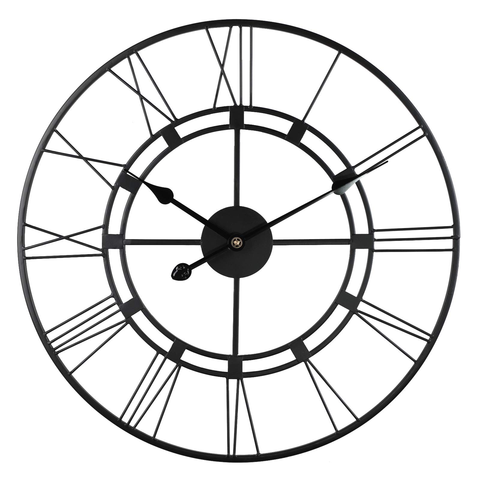 Horloge jardin extérieur pour une terrasse au charme industriel vintage