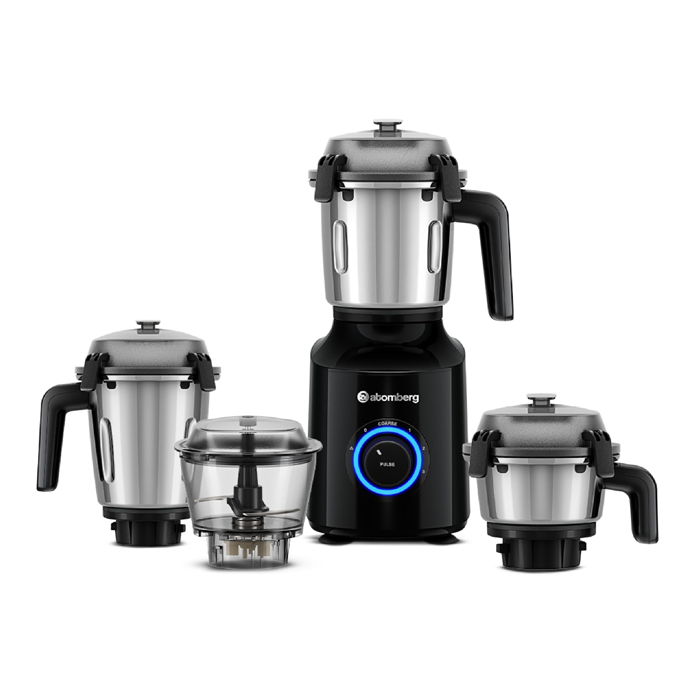 Sponsored Ad - Zenova Mixer Grinder | Unique Coarse Mode for Silbatta-like Texture | Intelligent BLDC Motor | Safety Features | 4 Jars including Chopper | Hands-Free Operation (Black)