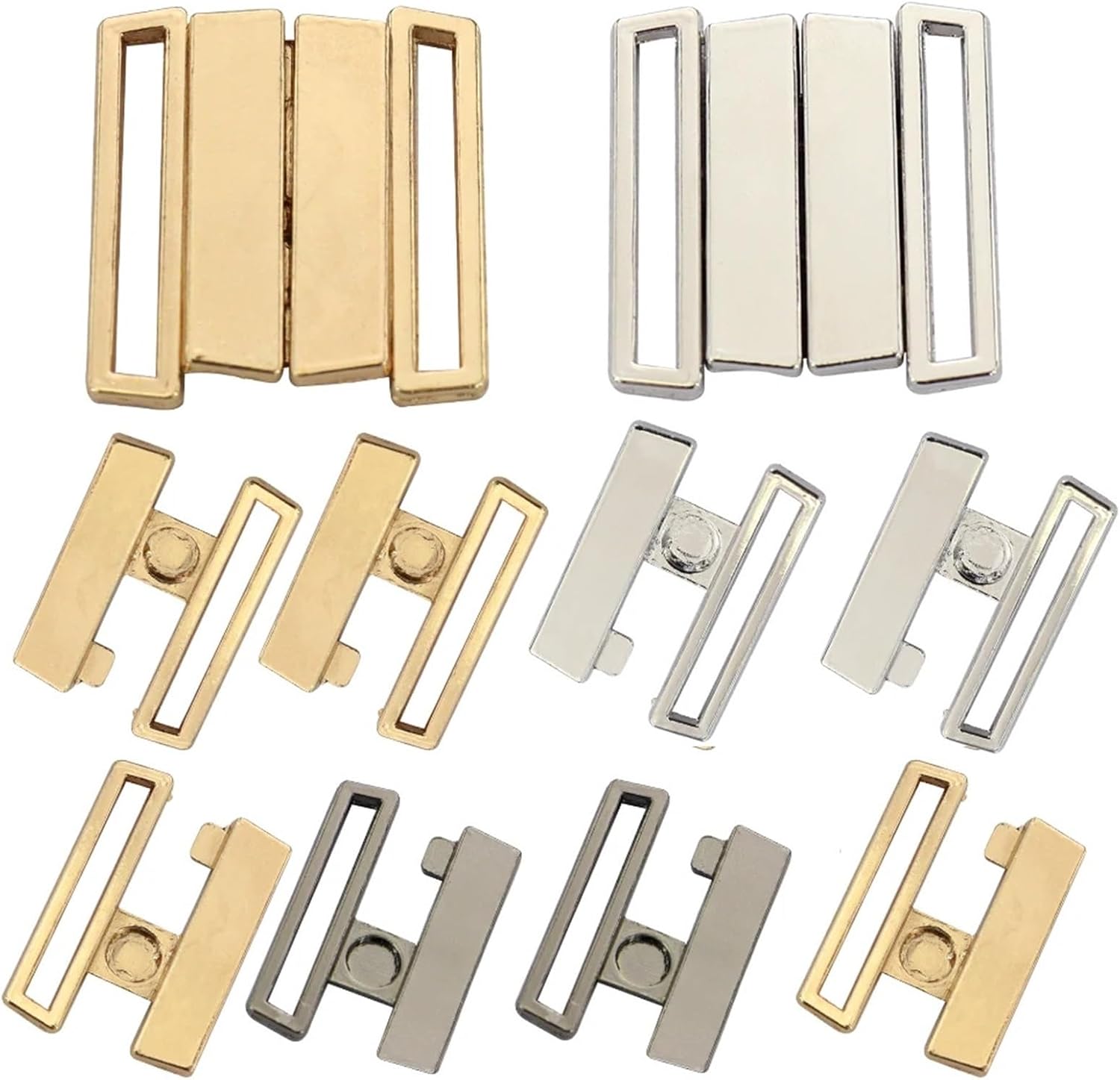 Hook and Eye Sewing 20 Set Metal Closure Waist Extender Hooks Eyes Clasps Sewing Garment