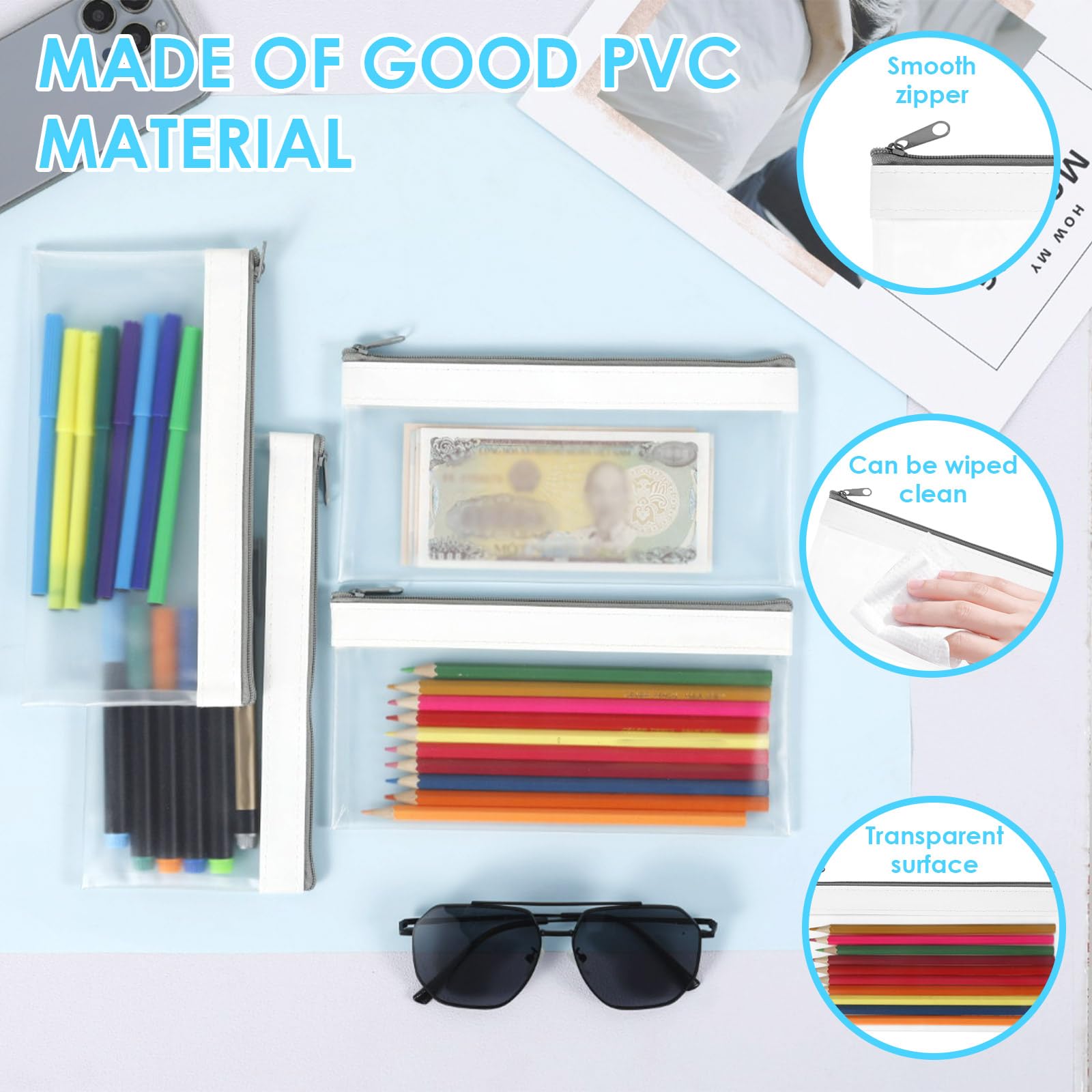 Porte Monnaie Pour Homme En Cuir Véritable Avec Fermeture Éclair Pour Carte D'Identité Porte Monnaie Pour Homme En Cuir Véritable Avec Fermeture Éclair Pour Carte D'Identité