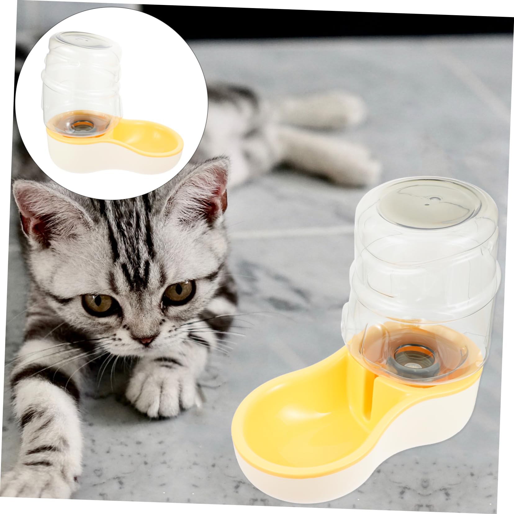WOONEKY 1pezzi Ciotola Per Domestici Distributore Slanting Design e Antiscivolo Per Facile Utilizzare e Manutenere
