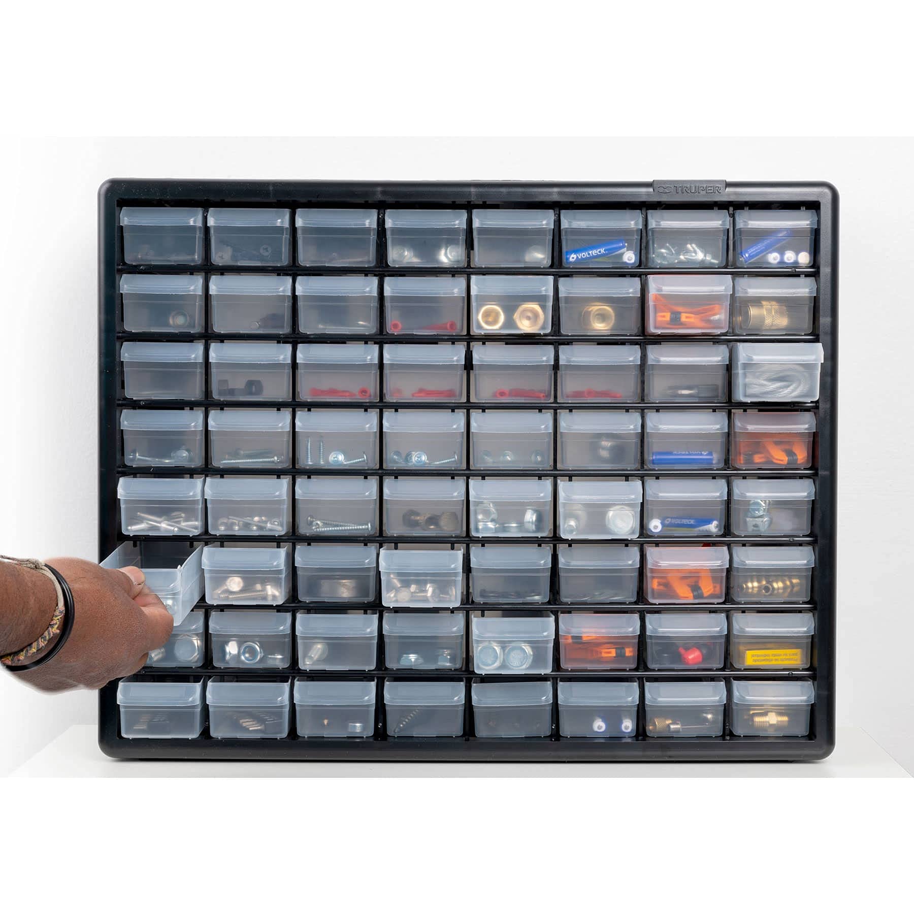 TRUPER ORG-64, Organizador 20" con 64 Compartimentos