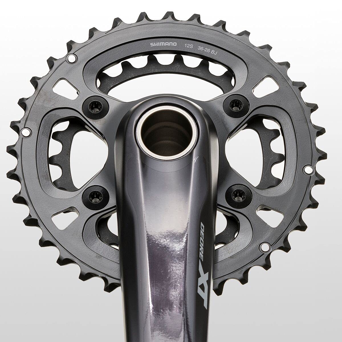 Amazon.com : SHIMANO Xt Fc-M8100 2X Crankset Black, 175Mm, 36/26T