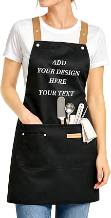 Lape Custom Personalized Apron with Photo & Logo