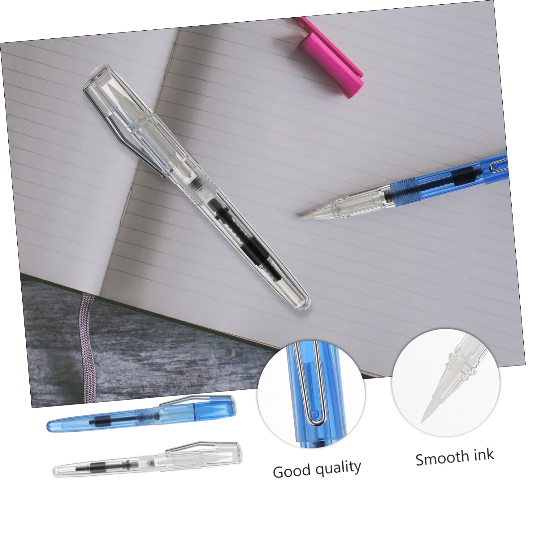 Gadpiparty 8 Sätze Pinselstifte Flexibler Wasserfarben Für Kalligraphie Und Zeichnen Für Schüler Künstler Und Anfänger Transparent 2 Stück * 8