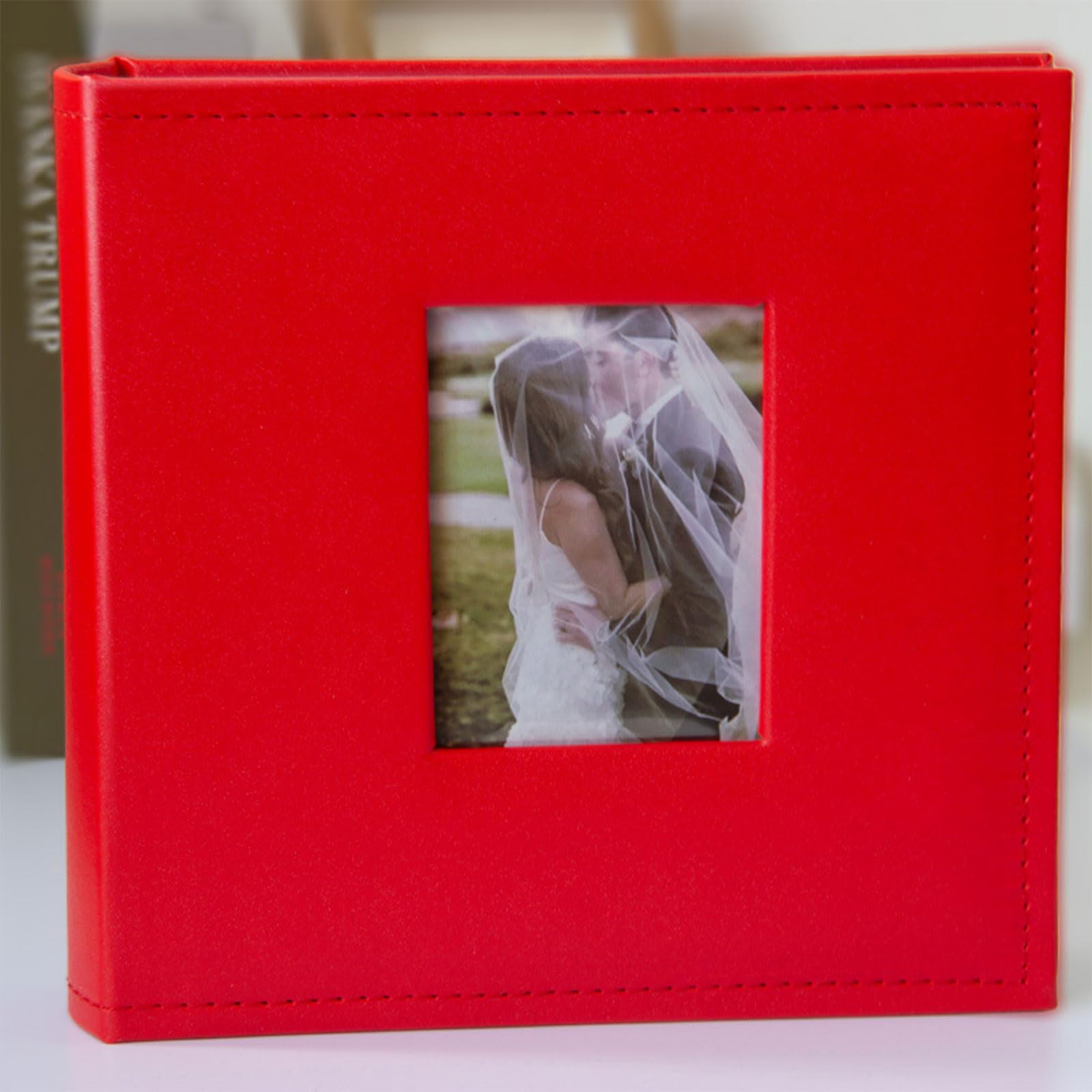 Album fotografico con inserto da 200 fogli da 15,2 cm, grande capacità, per collezioni fotografiche di famiglia e album commemorativi di coppia
