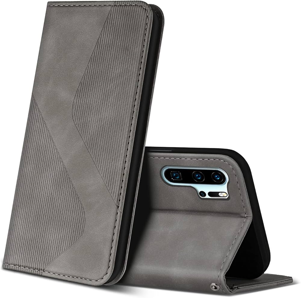 ZONNAVI Cover per Huawei P30 Lite/Nova 4E, Flip Custodia Pelle PU con [Slot Cart] [Supporto Stand] [Magnetica], Cover a Libro Portafoglio per Huawei P30 Lite/Nova 4E (Blu