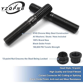 Amazon.com: YZQPNB 12-Point Cylinder Gasket Head Stud Bolt
