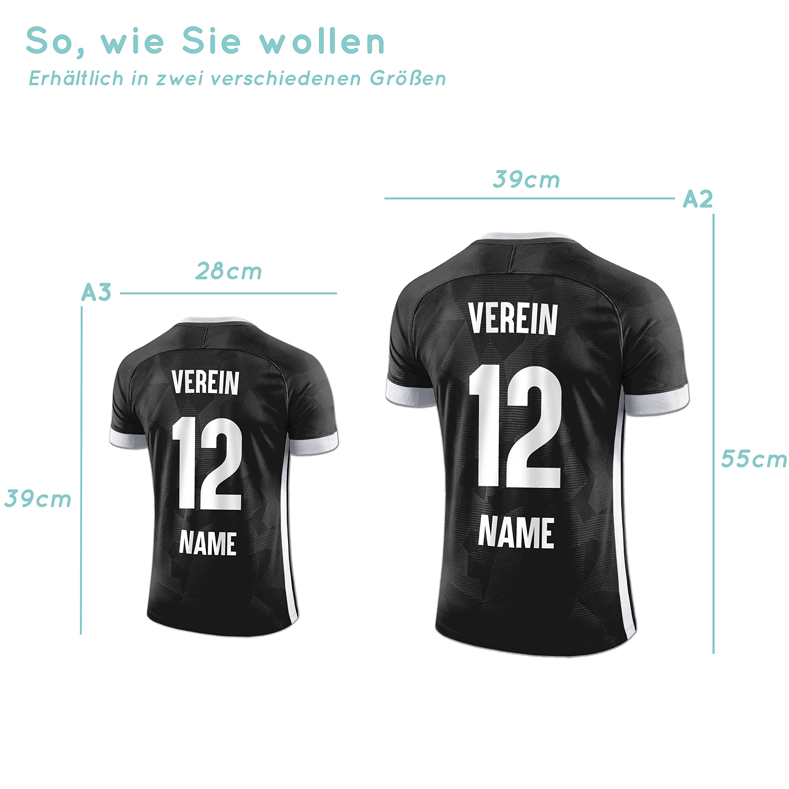 Elbeffekt Trikotlampe für Sandhausen Fans aus Holz - personalisierbares Geschenk - schenke Dein individuellen Sandhausen Fanartikel aus Echtholz