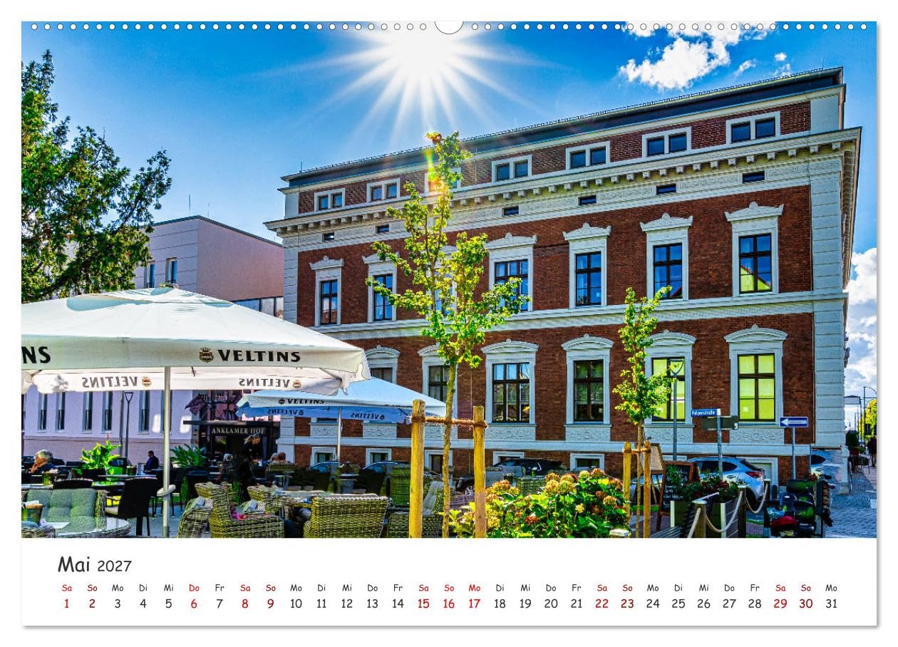 CALVENDO · Anklam und Umgebung (Kalender 2027) | DIN A2 Querformat · Wandkalender · Hansestadt Anklam wird auch als Tor zur Insel Usedom bezeichnet