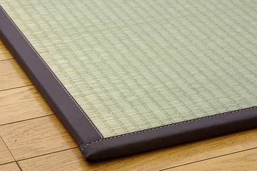Miniatura 2 de Tatami Japanese Igusa Colchón Indígena Mat Hecho en Japón 9 piezas (marrón)