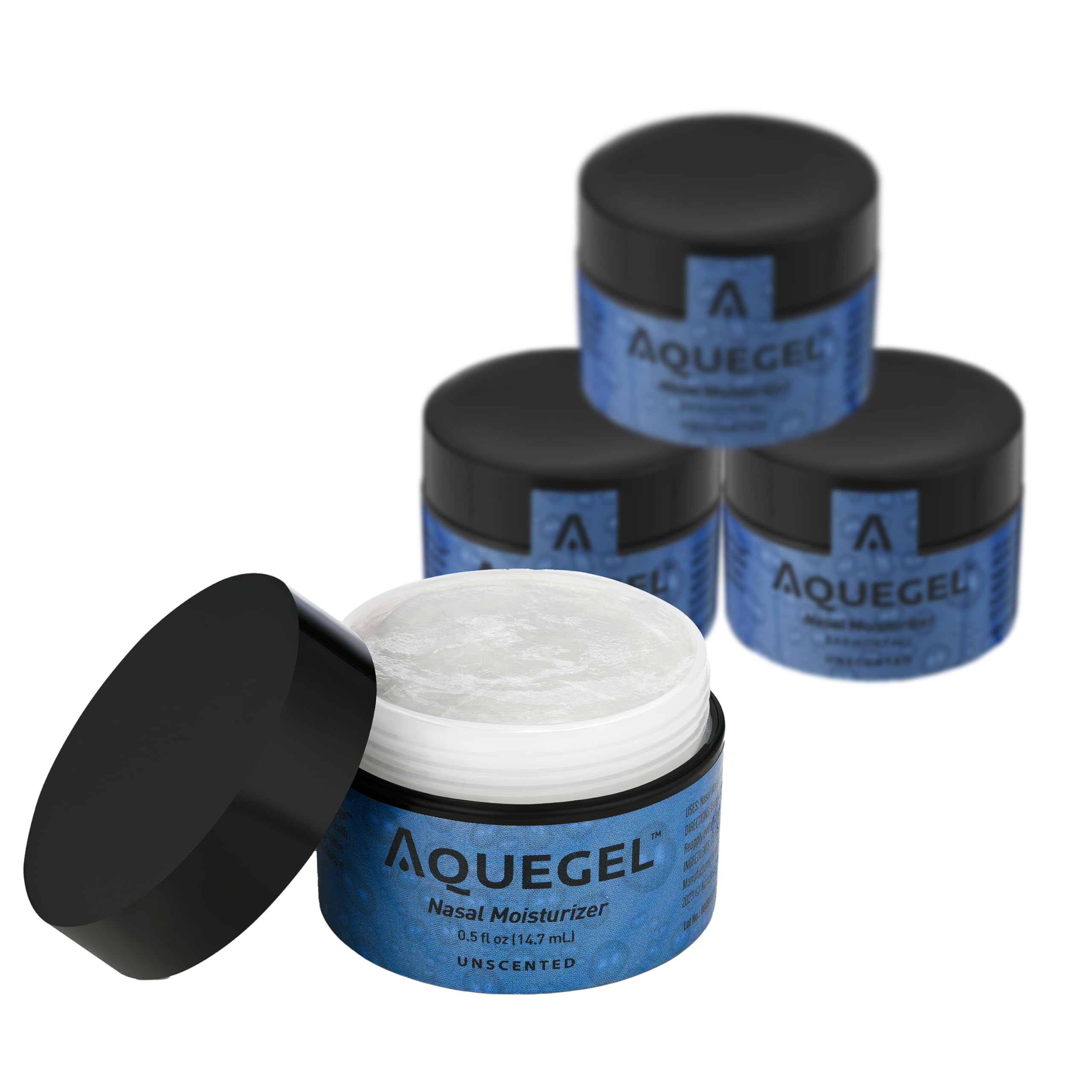 Multi-Pack (Qty 4) Nasal Moisturizer (Original), 12-Hour Nasal Moisture Relief, Water Based Nose Gel, Oxygen Therapy, Dry Nose, Nasal Dryness, Nosebleeds, Cannula, CPAP. Saline Nasal Gel