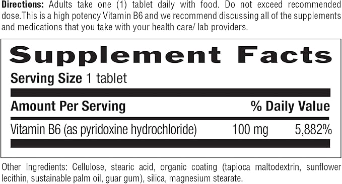 Vitamin B6 100 mg