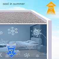 Vista 2 de Película reflectante para ventana, protección solar, aislamiento acústico, película opaca para ventana, película de aislamiento térmico de papel