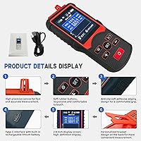 Vista 7 de Nuclear Radiation Meter, Portable Handheld Emf Detector with Backlight LCD Display, Radiation Meter for Beta Gamma Ray, Radiation Protection