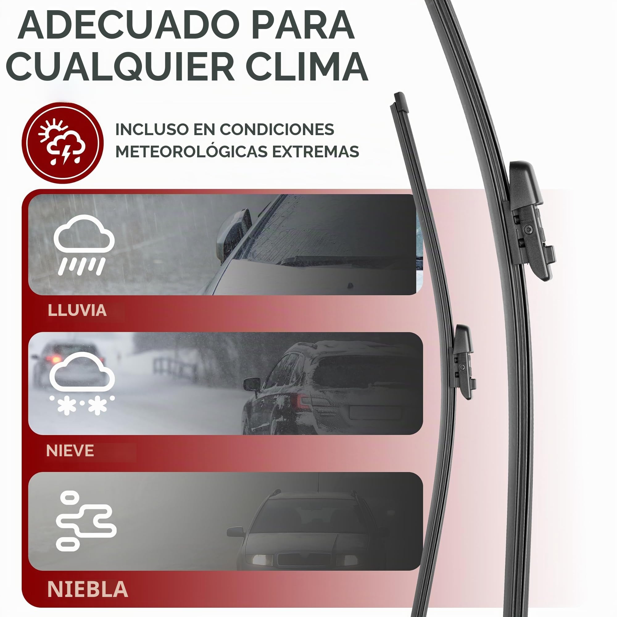 RECAMBO Juego completo de limpiaparabrisas delantero y trasero para BMW X5 | tipo E70 | año de fabricación 2006 2013