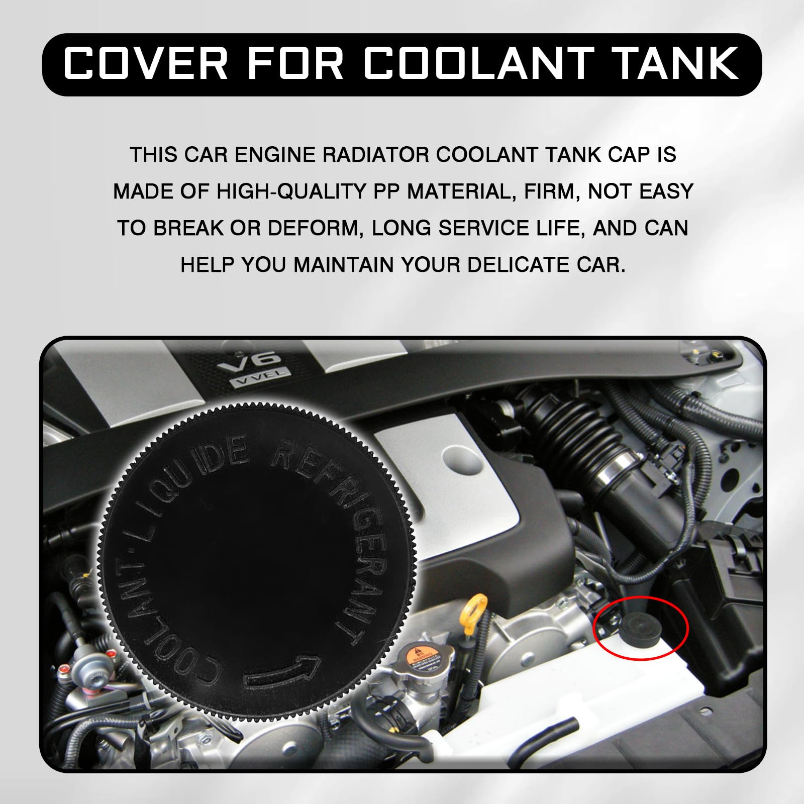 MLAHUIER 2PCS 2171279900 Coolant Reservoir Cap, Engine