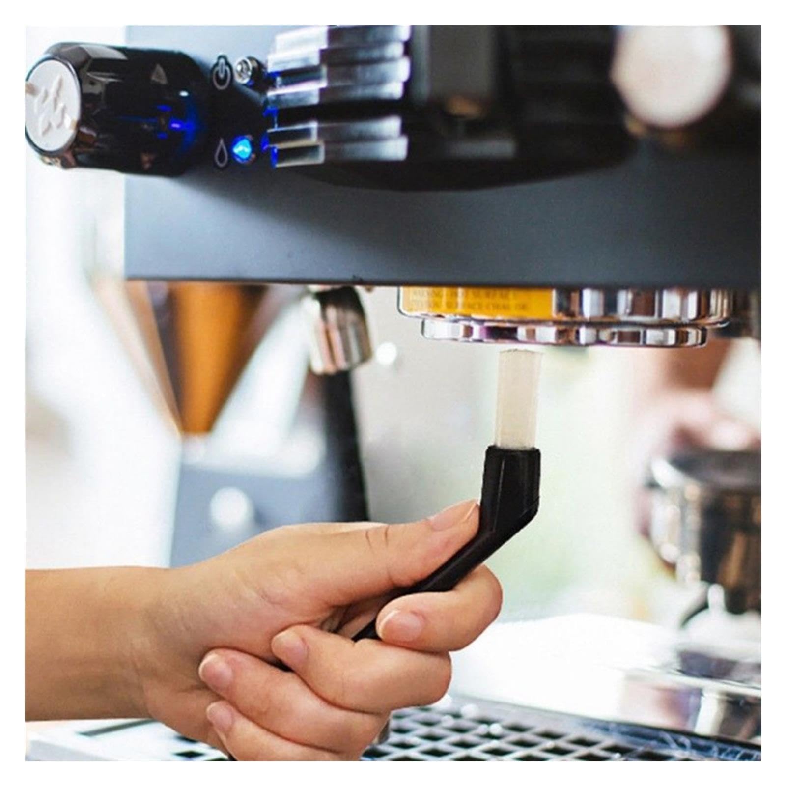 Spazzola pulizia caffe manico plastica per macchina espresso macinacaffe