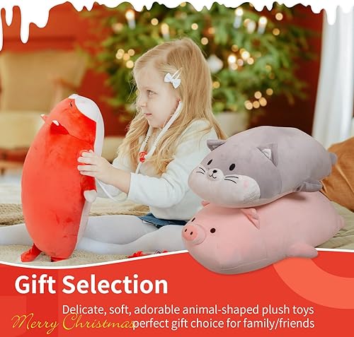 Miniatura 7 de Peluche de pingüino de 22 pulgadas, almohada grande y suave para el cuerpo, peluche Kawaii para niñas, regalo para niños, niñas, niños, Navidad,
