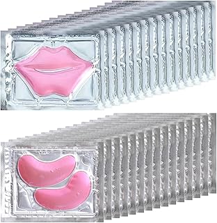 30 pares de máscaras de labios y máscara de o...