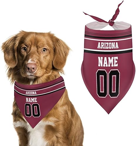 Miniatura 35 de San Francisco - Bandana personalizada para perro, diseño personalizado, nombre, número, bufanda, regalos de fútbol para perros y gatos