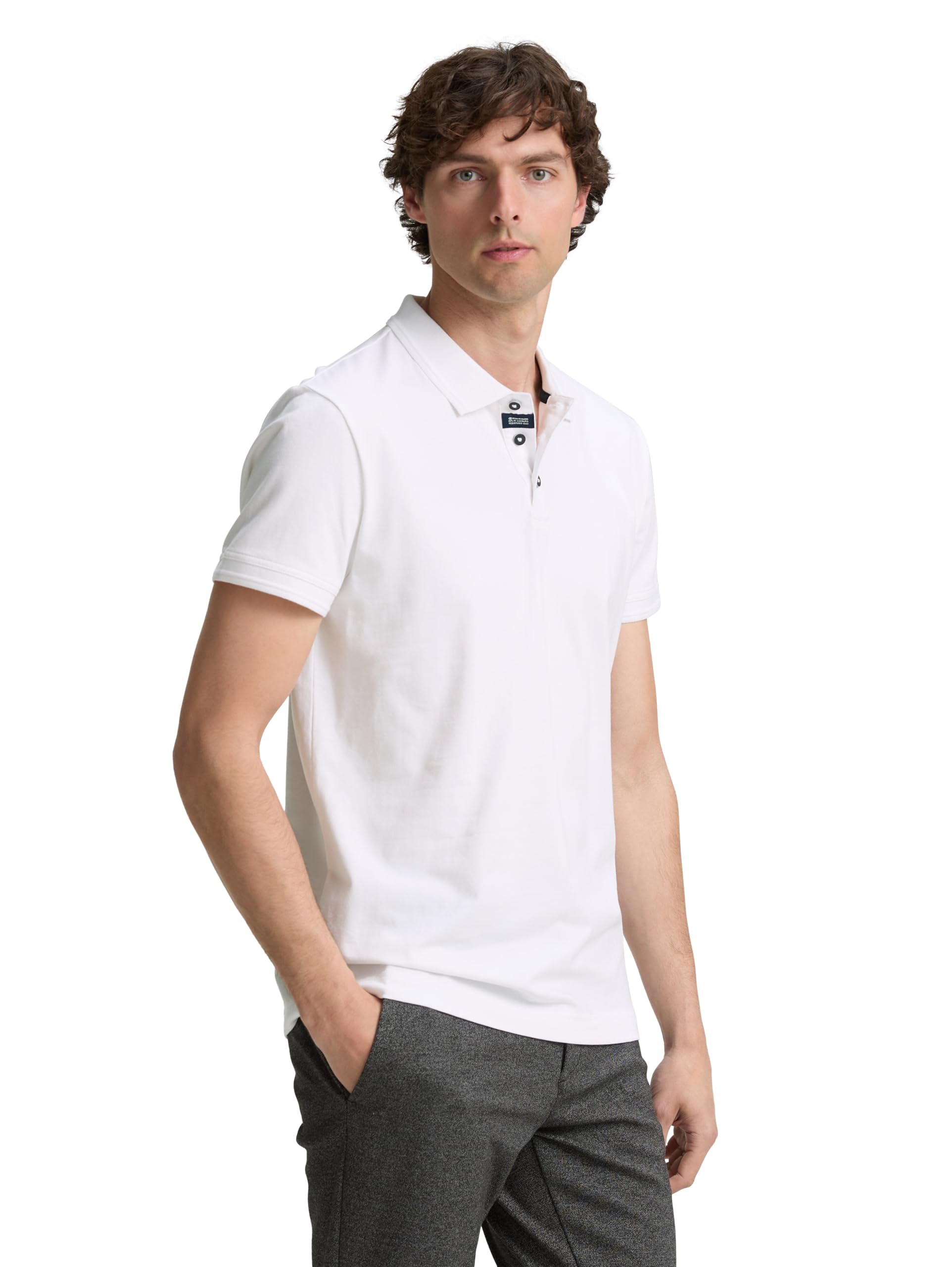 TOM TAILOR Men's Basic Jersey Polo Shirt