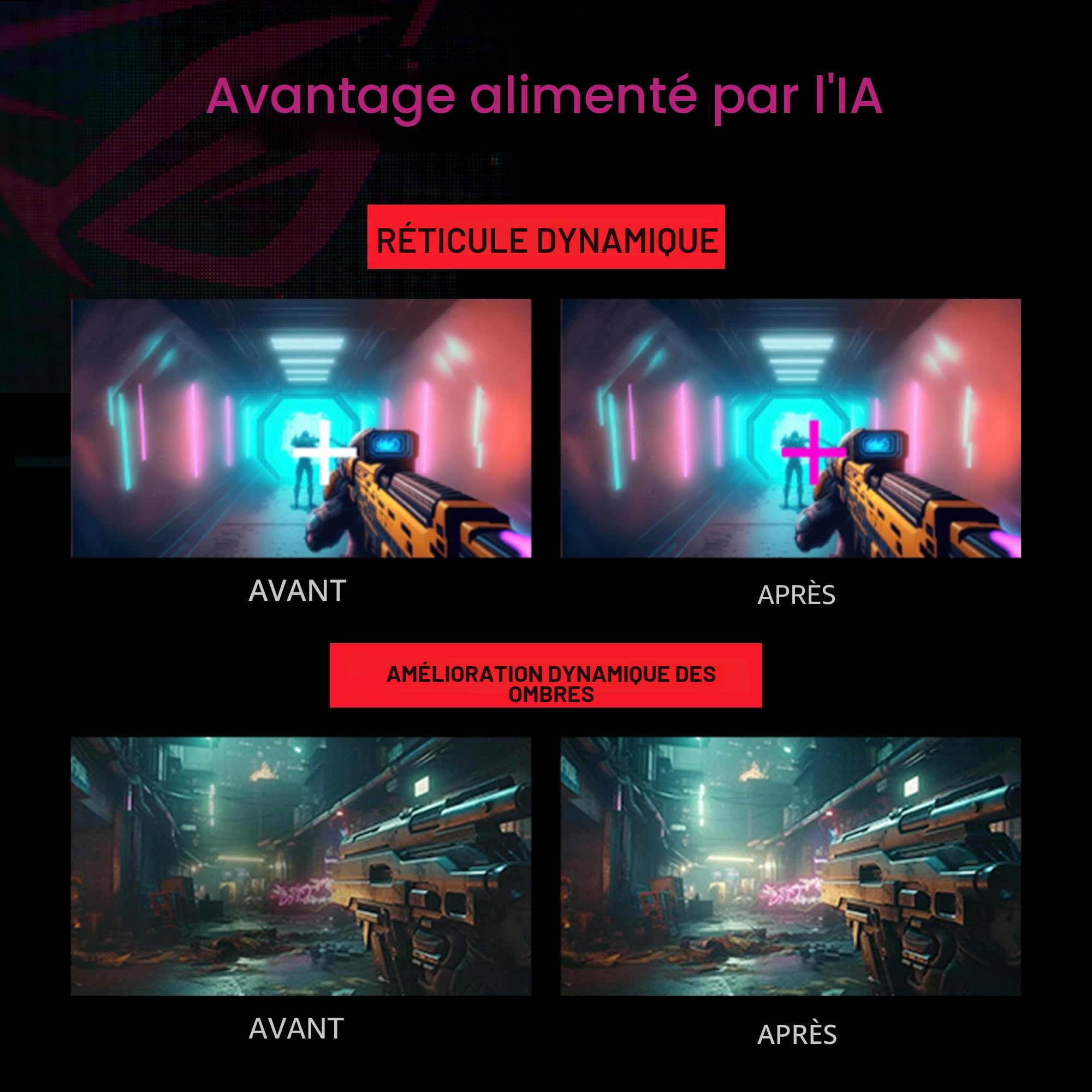 ASUS ROG Strix XG32WCS 32 Pouces 1440p 180Hz Écran PC Gamer Incurvé