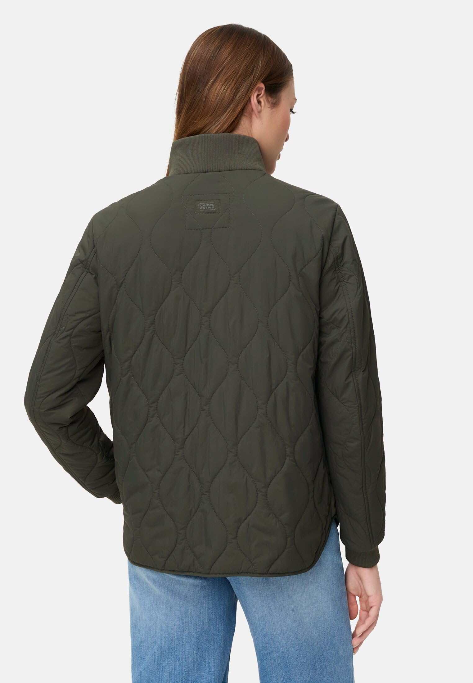 camel active Damen Steppjacke mit Taschen