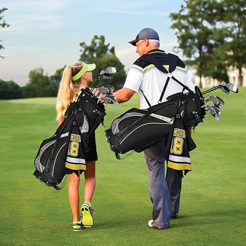 Miniatura 4 de Toalla de golf magnética, diseño de gofre de microfibra con clip, imán de fuerza industrial para un fuerte agarre a bolsas de golf, palos de