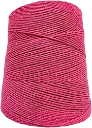Barbante Eco Brasil 6 fios 1kg 980m Soberano cores a escolha (Rosa)