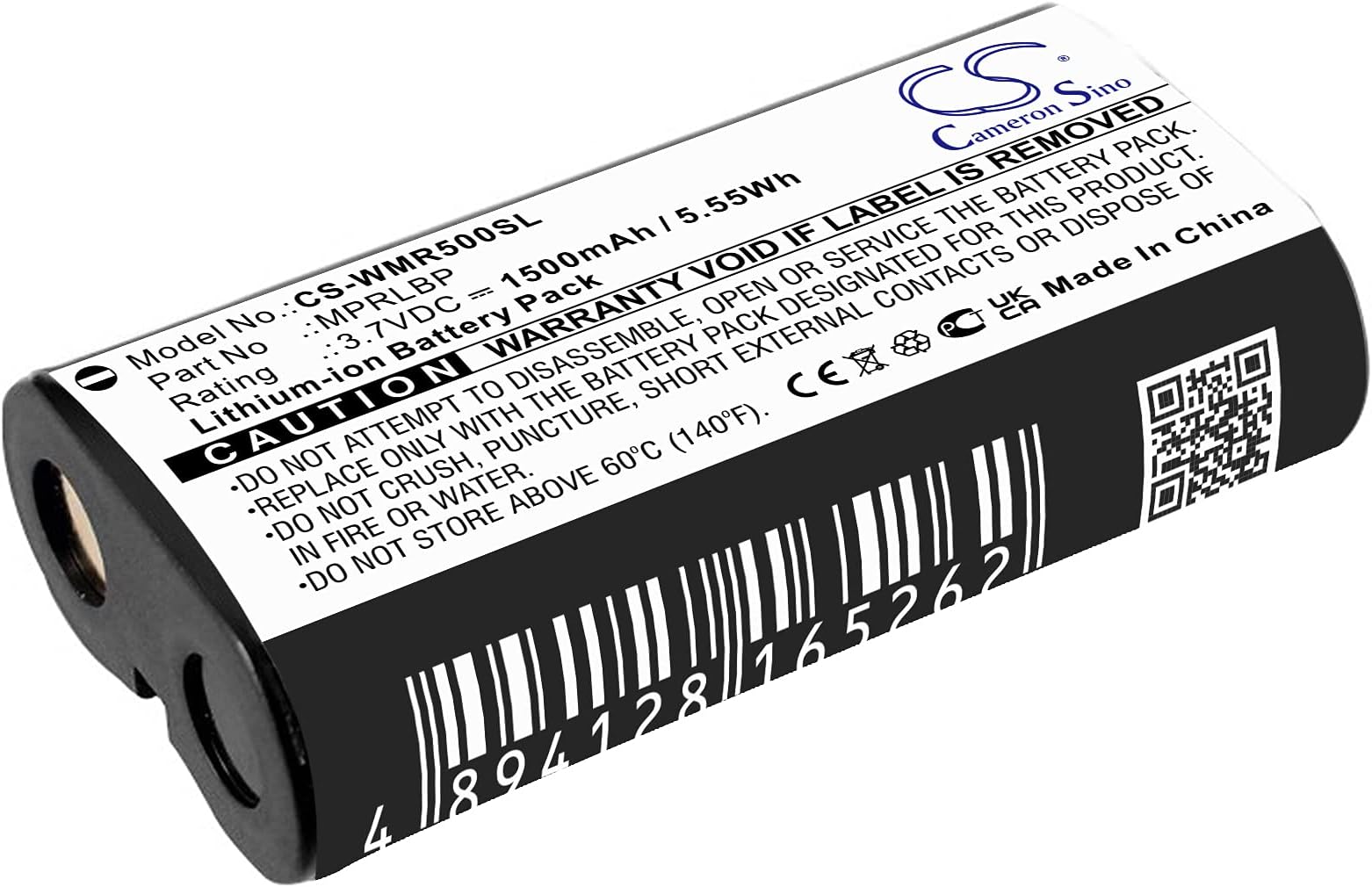 Battery Replacement for Wisycom P/N: MPRLBP, MPR30-ENG, MPR30-IEM, MPR50-IEM, MPR50-IFB, MPR51-ENG, MPR52-ENG, MTP60
